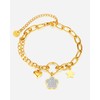 Women's Bracelet, Gold Clover Bracelet, Simple Design, Star Bracelet, 2