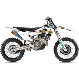 Factory Effex 2025 Rockstar Husqvarna Racing Graphic Kit-FE/TE 125-450-24-25