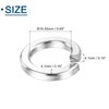 sourcing map M16 Split Lock Washer, 10Pcs 304 Stainless Steel