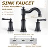 WINKEAR Roman Bathroom Sink Faucet Deck Mount or Wall Mount