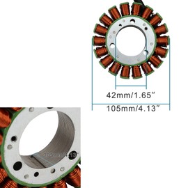 GOOFIT 18 Coil 6 Wire Generator Magneto Stator Ignition Coil Replacement for Vs1400 Boulevard S83 32101-38B02-000