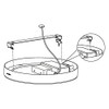 EGLO Fueva 5 LED Ceiling Light, Diameter 28.5 cm, Surface-Mounted