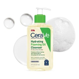 Aceite Limpiador Hidratante En Espuma Cerave Para Piel Seca