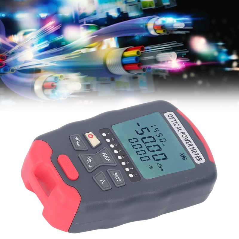 20KM Fiber Optic Power Meter Red Light VFL Visual Fault