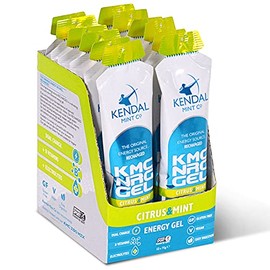 Kendal Mint Co. Kendal Mint Co: Energy Gel - Citrus & Mint Flavour (12 x 70g) | Instant & Long-Lasting, Caffeine Free, 27g Carb, Electrolytes, B Vitamins, for Running, Cycling, Vegan & GF