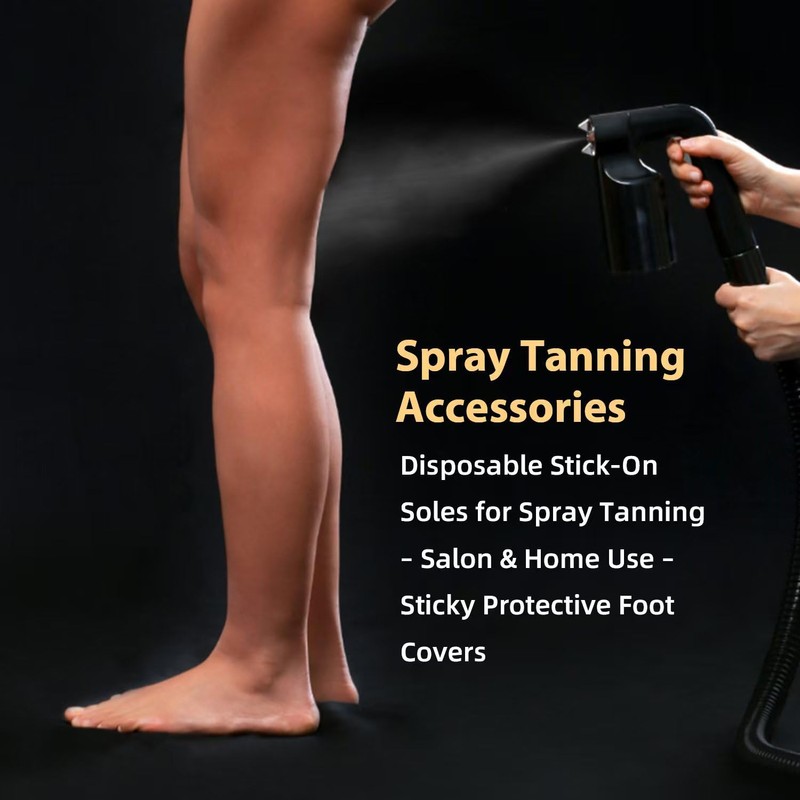 NYTERRAX Sticky Feet for Spray Tanning - 30 Pairs Disposable