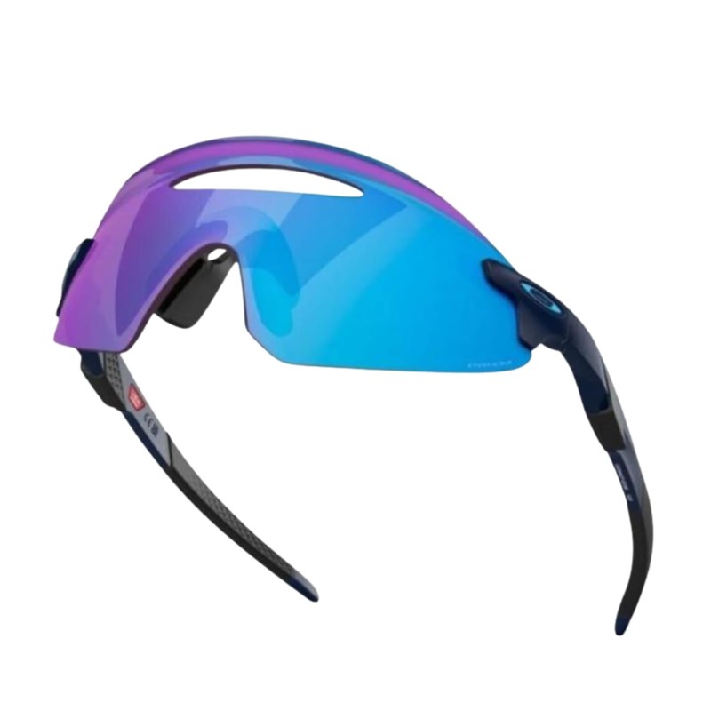 Oakley OO9407 Encoder Ellipse Rectangular Sunglasses, Matte Navy/Prizm Sapphire, 36