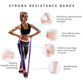 25 Yard Resistance Band Elastic Exercise Fitness Band Roll for Home Training, Physical Therapy, and Yoga (0.5 mm)