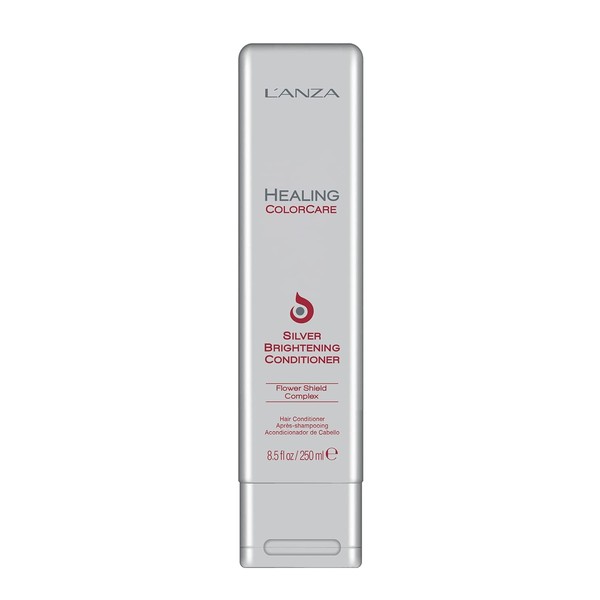 L'ANZA Healing ColorCare Silver Brightening Conditioner, for Silver, Grey, White, Blonde & Highlighted Hair, Boosts Shine and Brightness while Healing, Controls Unwanted Warm Tones (8.5 fl oz)
