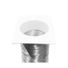 H&C VENT Diameter 120 mm Plastic PVC Duct Connector Flange,