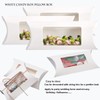 40 Pcs Pillow Gift Boxes with Windows,Kraft Paper Mini Pillow
