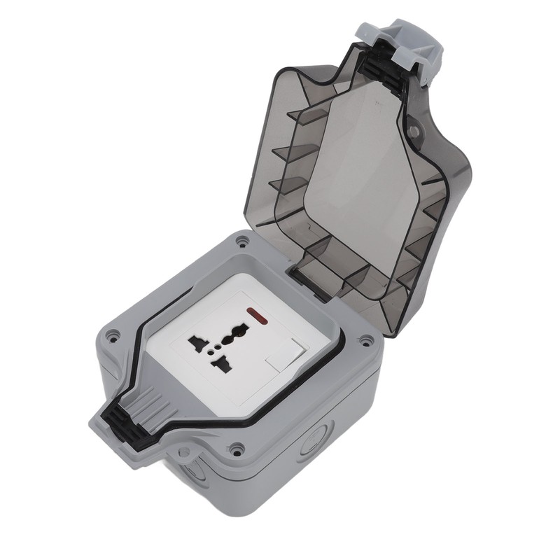 Outdoor IP66 Waterproof Socket Box 16A Weatherproof Outdoor Switch Socket