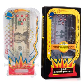 BILZ Money Puzzle for Cash, Gift Cards and Tickets - 2 Pack Money Maze - Perfect for Christmas Stocking Stuffers and Holiday Presents - Reusable Puzzle for Kids, Adults and All Ages - Cosmic Pinball
