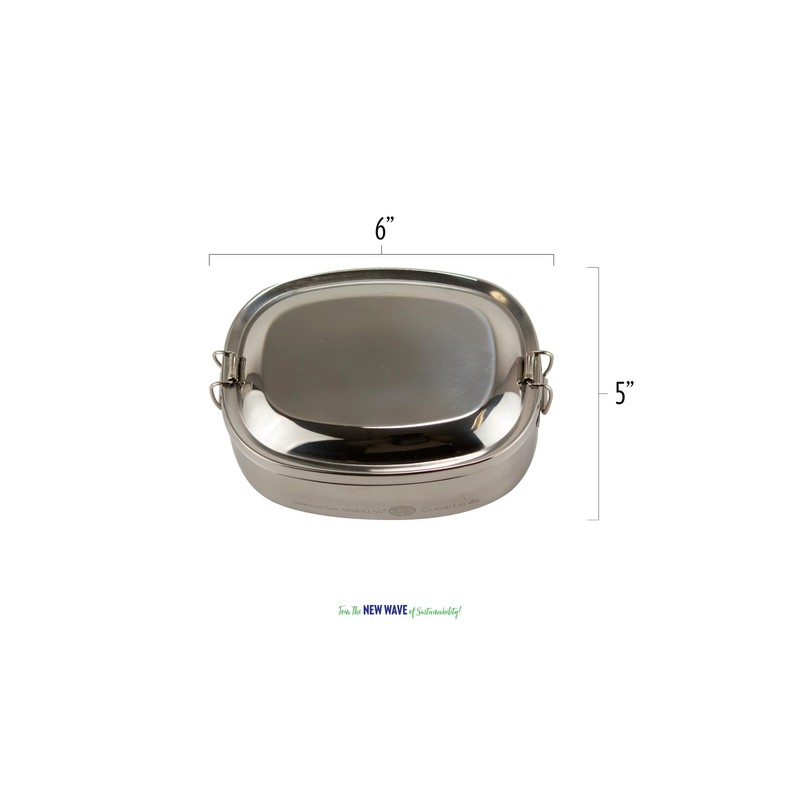 New Wave Enviro Stainless Steel Food Container,40 oz