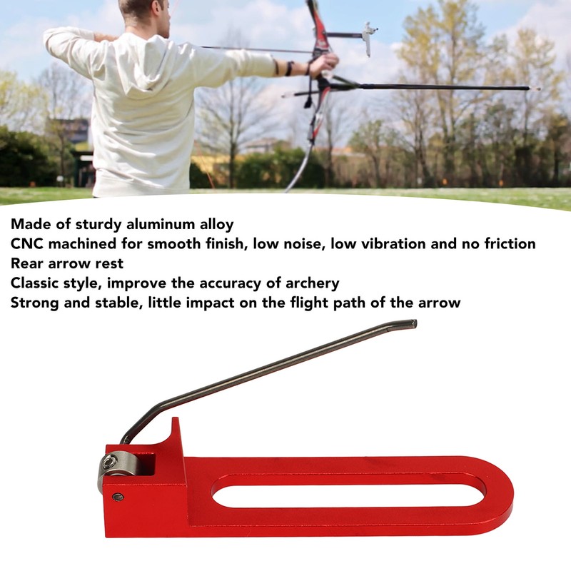 Arrow Rear Rest Aluminum Alloy Recurve Bow Magnetic Arrow Rest