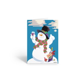 Stonehouse Collection Wine Christmas Cards, Wine Tasting Holiday Cards, 12 Vineyard Cards and Envelopes - Made in the USA (Standard)
