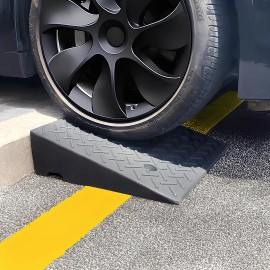 ELK Curb Ramp for Driveway - Heavy Duty Rubber Tread & Threshold Portable Ramp