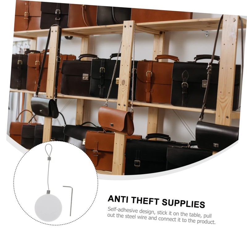 Mipcase 5pcs Retractable Anti-Theft Wire Case for VR Displays 90cm