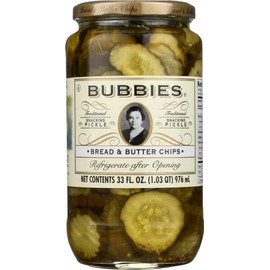 Bubbies Chips, Bread & Butter 33 Fl OZ(Pack of 2)