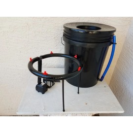 Custom Home Made Balde borbulhador Aeroponic DWC - Sistema de cultivo Aero-Hidroponics 6" tampa líquida do copo