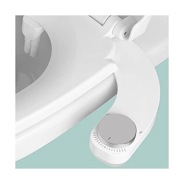 Bidet Attachment for Toilet UK- WITHLENT Left Hand Bidet Ultra-Slim