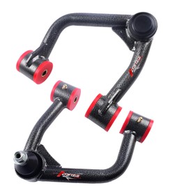 Autoptzxd Front Upper Control Arms with Ball Joint for 2019 2020 2021 2022 2023 Ford Ranger, 2-4" Lift Suspension Kit Adjustable Tubular Control Arms 2pcs