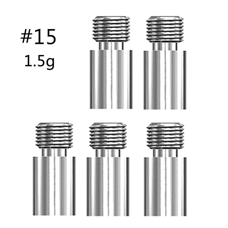 vsilay 5 Pcs 2BA thread Dart Weight Add Accentuators Tool