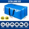 TAILI Blue Heavy Duty Moving Bags, Clothes Storage Bags with