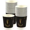 Sterling Ventures Catergold Strong Disposable Coffee Ripple Paper Cups (8oz