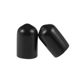 Ieron 50pcs Rubber End Caps Vinyl Round Tube Bolt Cap Cover Screw Thread Protector 8mm