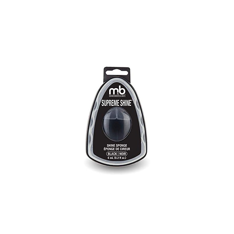 Moneysworth & Best Quick Shine Shoe Polish with Sponge -