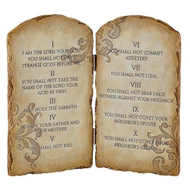 Ten Commandments Plaque