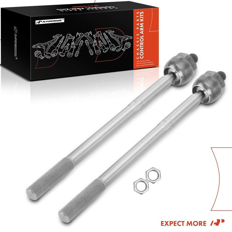 A-Premium 2 x Front Inner Tie Rod Ends, Compatible with