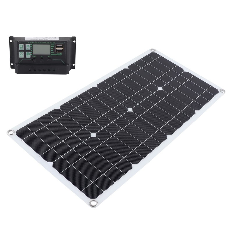 Diydeg Solar Panel Kit, 250W Fully Waterproof Monocrystalline PV Module