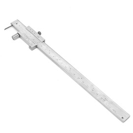 Vernier Caliper,Pied A Coulisse Grande Taille Stainless Steel Vernier Caliper High Measurement Accuracy Measuring Tool Portable Vernier Caliper 0-200Mm Caliper Ruler with Scriber,Pied A Coulisse Gran