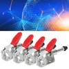 4Pcs GH301AM Toggle Clamp, PushPull Quick Release Horizontal, Fixed Lock