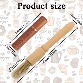 Espresso Coffee Stirrer Coffee Brush, Espresso Distribution Tools with 6 Needles for Barista for Home Kitchen 2 Pcs Coffee Tools