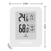 DIGITEN Digital Thermometer/Hygrometer, Hygrometer, E-ink Large Screen, Wall Mount &