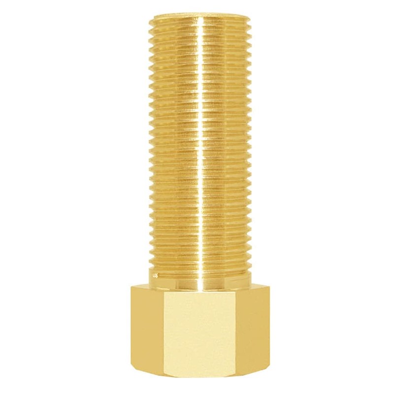 Joywayus 1/2" Female × 1/2" Male Brass 2.76inch (70mm）Length Extension