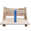 KidProof Medium Blue Eco Genuine Leather Strap for High Chair