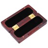 Solid Wood Mouthpiece Case Box Portable Storage for Sax Musical