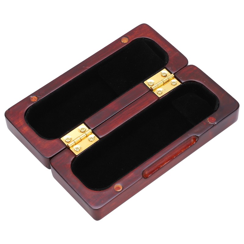 Solid Wood Mouthpiece Case Box Portable Storage for Sax Musical