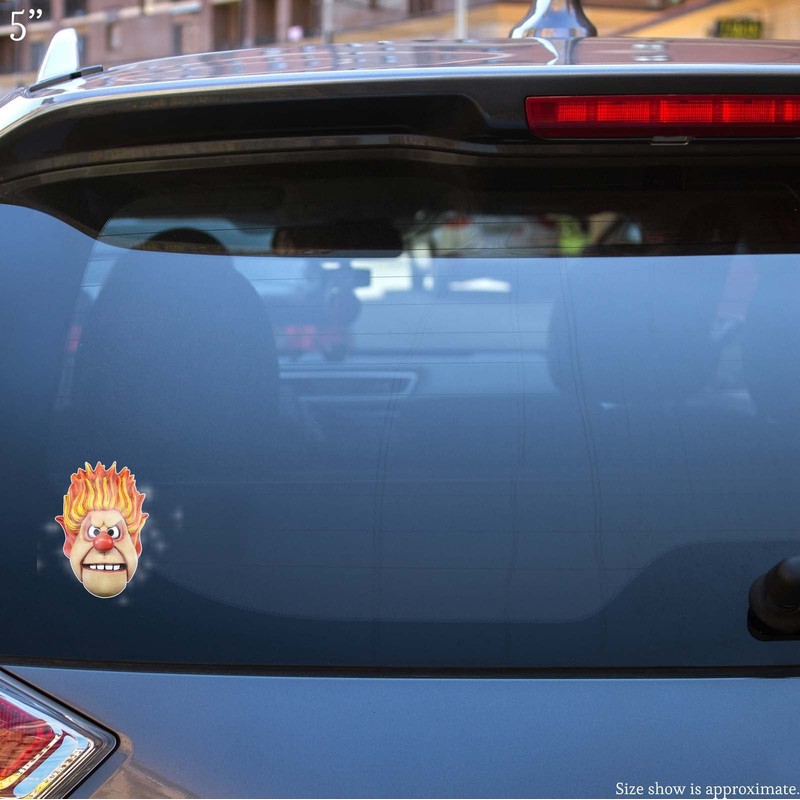 Enigma Design Company Heat Miser White Vinyl Nontransparent Decal Sticker