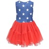 Unique Baby Vestido tutú patriótico para niñas 4 de julio,
