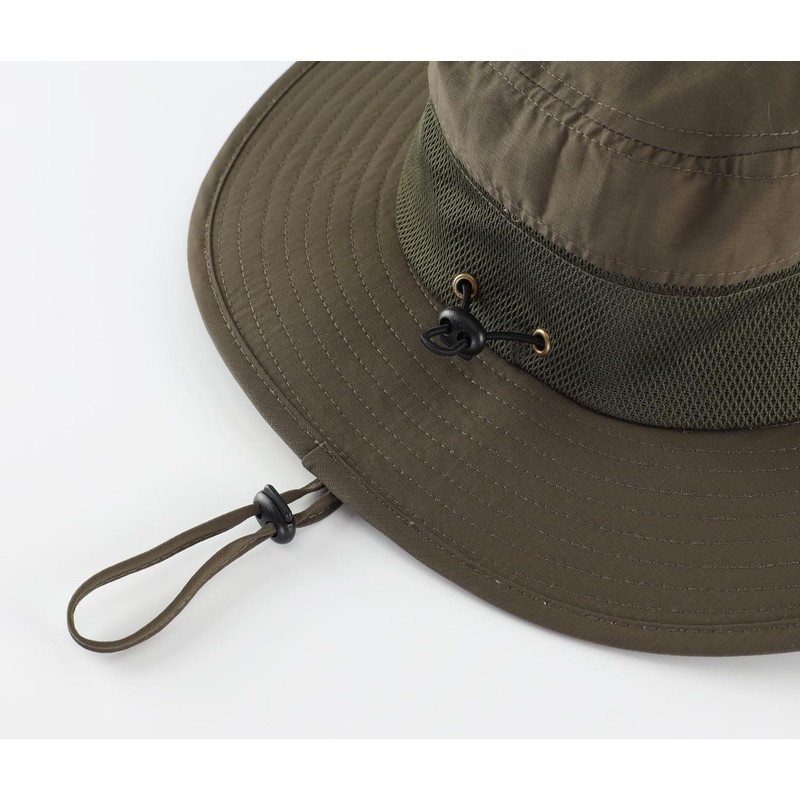 Connectyle Men's Outdoor UPF 50+ Safari Hat, Breathable, Adventure Hat,
