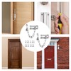 Door Chain,2PCS Door Chain Lock,Heavy Duty Safety Chain Door Lock