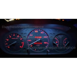 newlineperformanceLED Red LED Cluster Bulb KIT for Honda Civic Ek EX HX LX SI 1996-2000