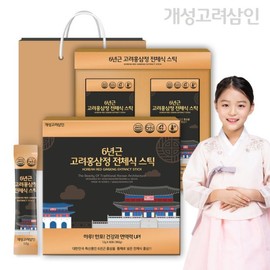 Gaeseong Goryeo Samin 개성고려삼인 6년근 고려홍삼정 전체식 스틱 12g 30포 Gaeseong Goryeo Ginseng 6-Year-Old Red Ginseng Whole Extract Stick 12g 30 Packs