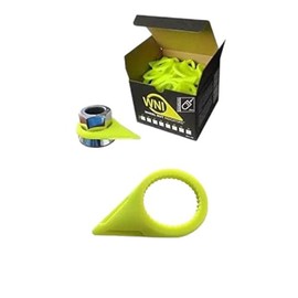Bison Parts WNI24MM Wheel Nut Indicators 100-Pieces, 24 mm Size, Yellow