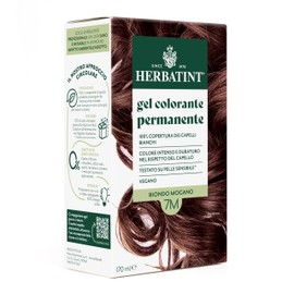Herbatint 7M Permanent Hair Dye Gel, Mahogany Blonde, 170 ml, Ammonia Free, 100% Coverage for White Hair, for Sensitive Skin, with 8 Natural Organic Extracts